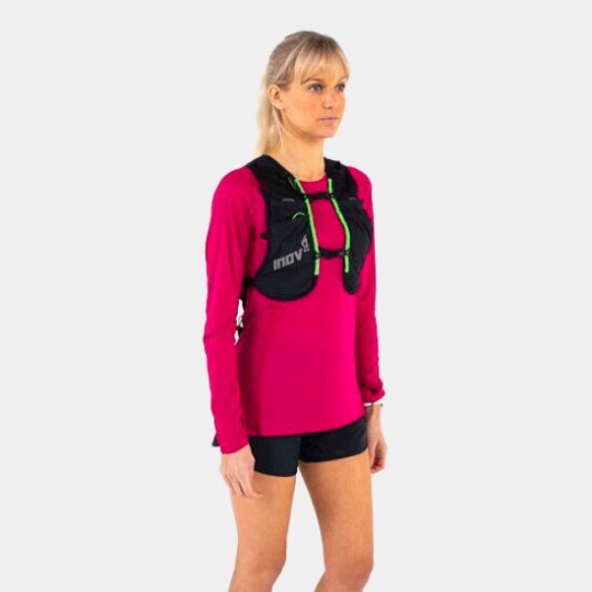 Inov-8 Black-Green Venturelite 4 Vest