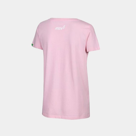 Pink Organic Cotton T-Shirt ''Inov-8'' Women's