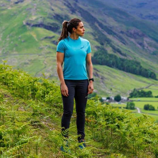 Graphic T-Shirt Ss ''Forged'' Women's Inov-8 Teal