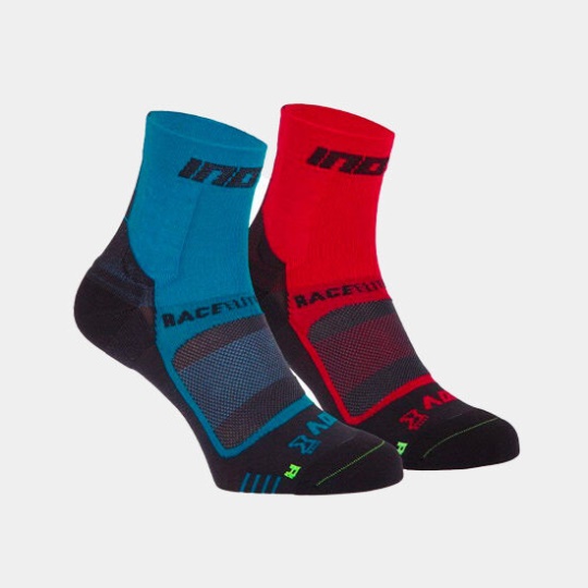 Inov-8 Blue-Black-Red Race Elite Pro Sock Men's (Twin Pack)