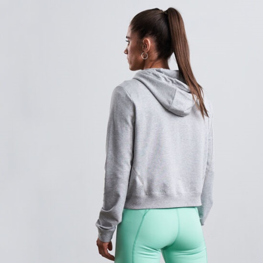 Inov-8 Light Grey F-Lite Cropped Hoodie Women's