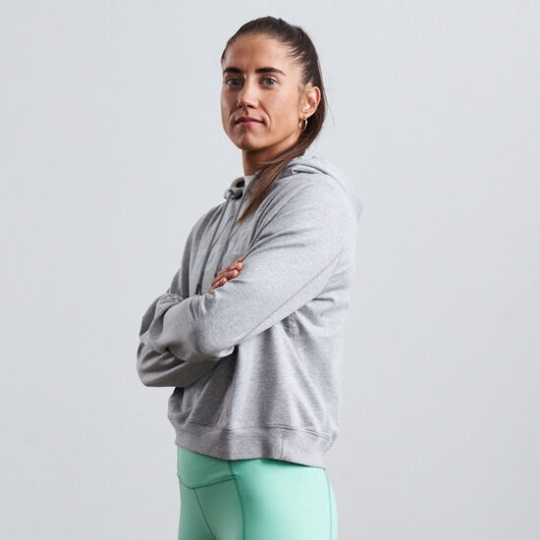 Inov-8 Light Grey F-Lite Cropped Hoodie Women's