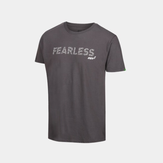 Inov-8 Organic Cotton T-Shirt ''Fearless'' Men's Dark Grey