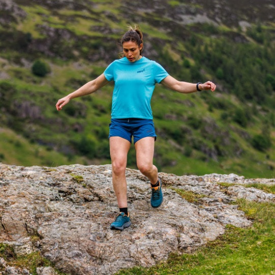 Inov-8 Teal Graphic T-Shirt Ss ''Brand'' Women's