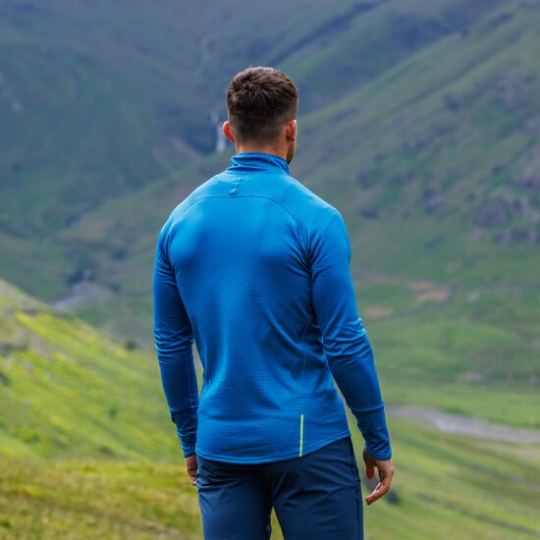 Inov-8 Venturelite Mid Half Zip Men's Blue