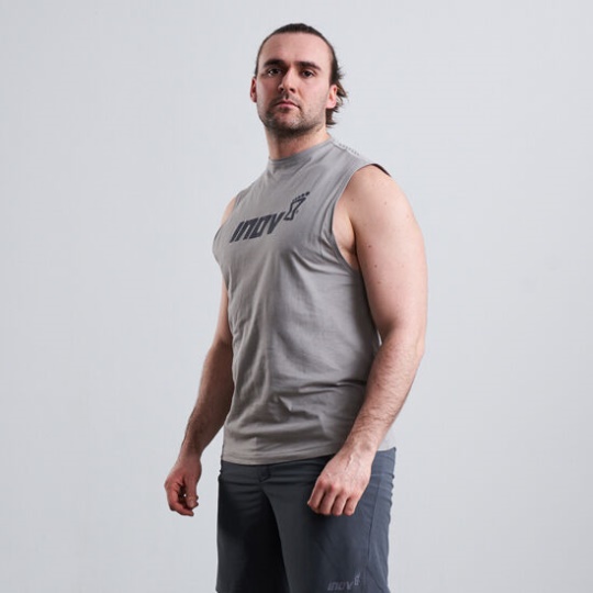Light Grey Inov-8 F-Lite Tank Men's