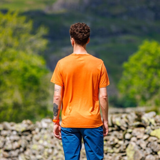 Orange Inov-8 Graphic T-Shirt Short Sleeve ''Brand'' Men's