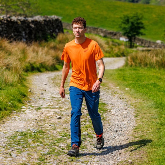 Orange Inov-8 Graphic T-Shirt Short Sleeve ''Brand'' Men's