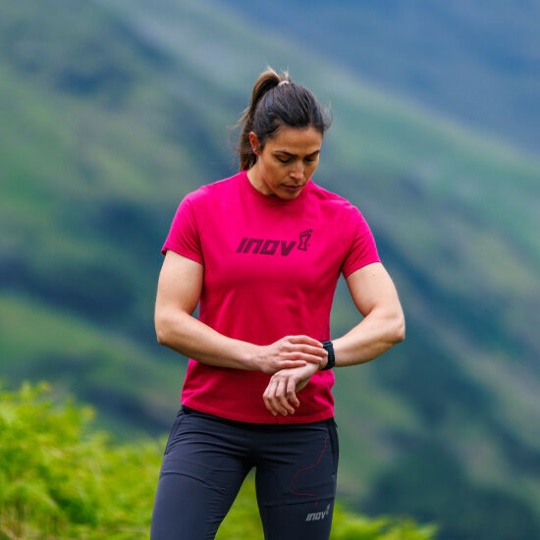 Pink Graphic T-Shirt Ss ''Inov-8'' Women's