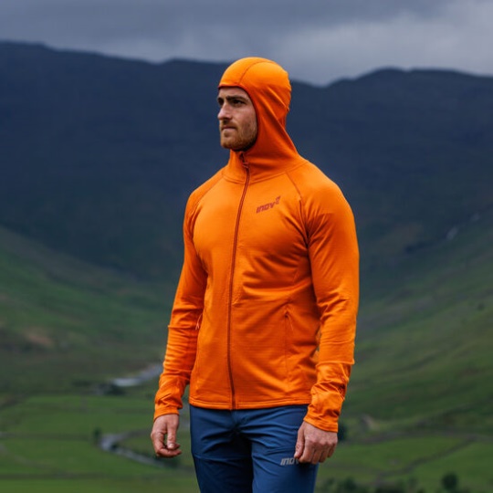 Venturelite Mid Hoodie Full Zip Men's Inov-8 Orange