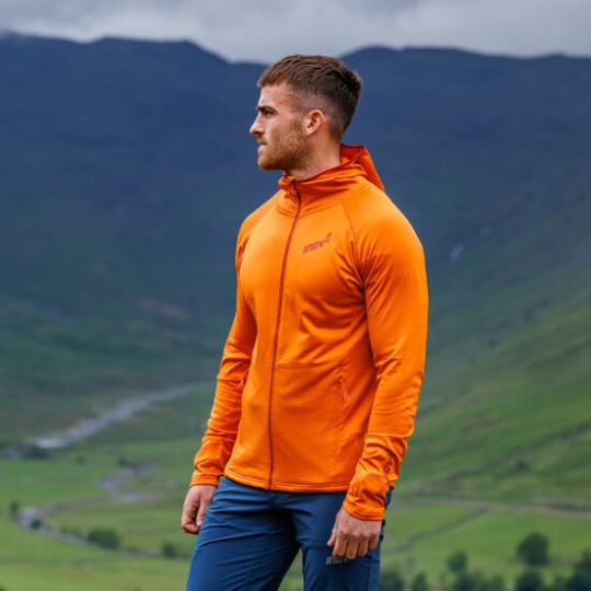 Venturelite Mid Hoodie Full Zip Men's Inov-8 Orange