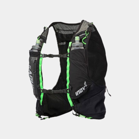 Inov-8 Black-Green Race Ultra Pro 5 Vest