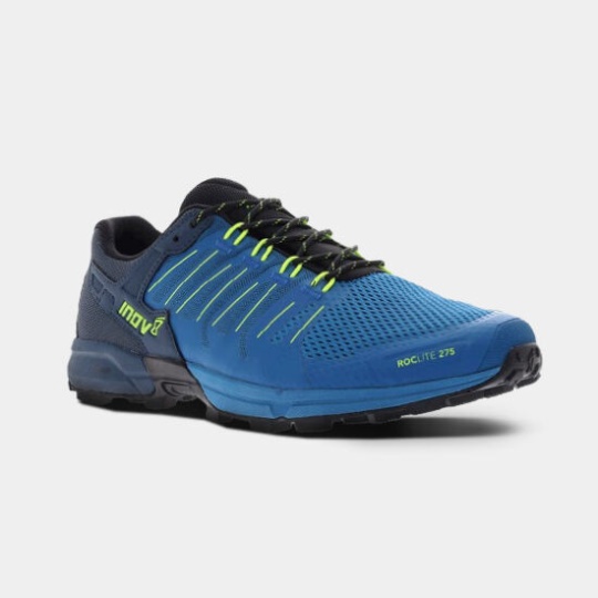 Blue-Navy-Yellow Inov-8 Roclite G 275 Men's